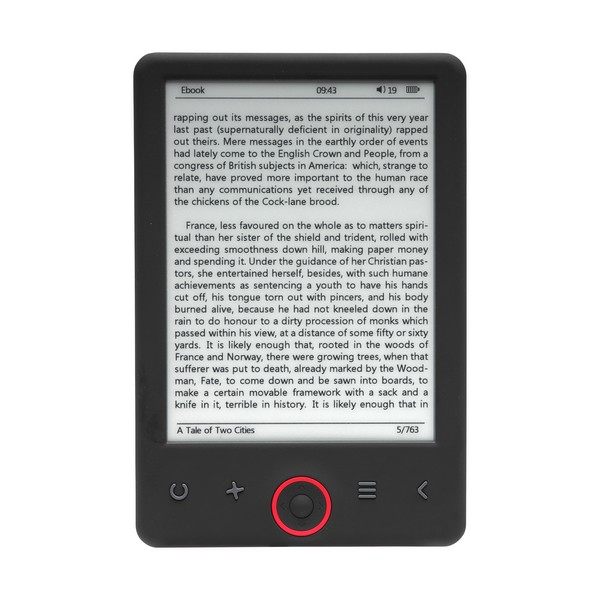 EBook Denver Electronics EBO-630L 6” 4 GB Black